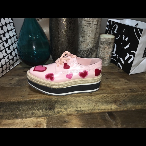 Prada Shoes - New Prada Leather Platform Brogues